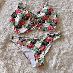 ‼️2 for $10‼️Geo Patterned Bikini Set